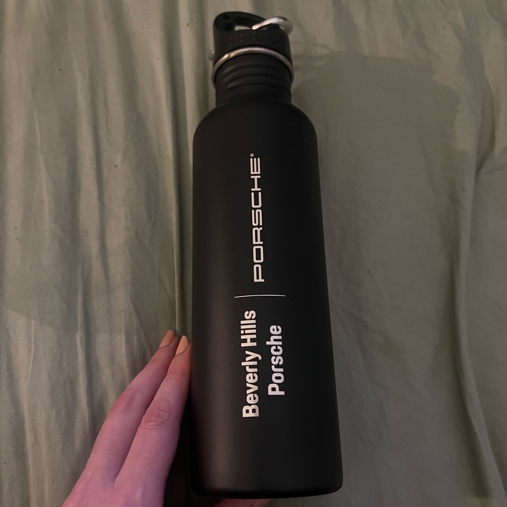 Porsche metal band water bottle